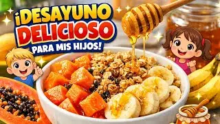 Así preparo un desayuno sencillo y saludable para mis hijos