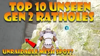 Top 10 Gen 2 Ratholes - Unseen and Unraidable? | Ark PvP