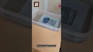 Comment laver votre broderie estampée pour enlever les impressions ?