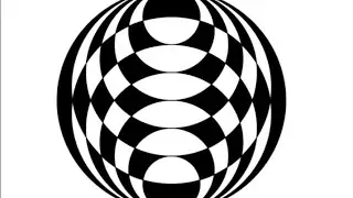 Geometric illusion using autocad #illusiondrawings#geometricdesign