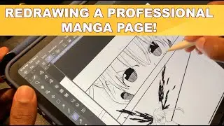 Redrawing A Professional Manga Page -[SOUL EATER]