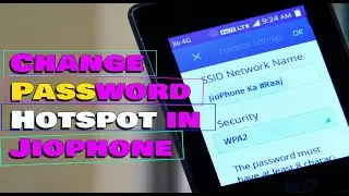 How To Change Password Hotspot In JioPhone.