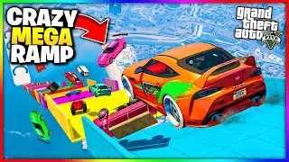 Crazy MEGA RAMP In GTA 5