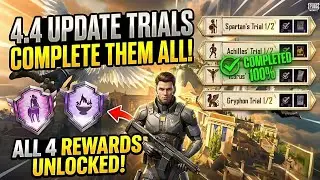 PUBG Mobile 4.4 Update: Sab Trials Kaise Complete Karein? 😍 4 New Rewards Unlocked