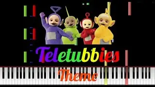 [ᴴᴰ Piano Tutorial] Teletubbies Theme | My favorite song of my childhood