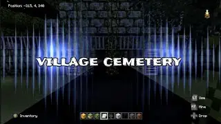 Minecraft Cemetery spooky