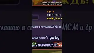 для подписчиков играющих. мсм