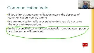Communications and Stakeholder Management