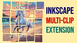 Inkscape Multiclip Extension