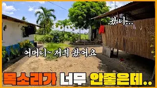 가족처럼 지내는 필리핀 세부 가족의 어머니 목소리가 안좋은 이유가...? (산골 게스트하우스 이야기)