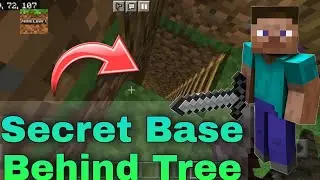 How To Make Secrate Base Behind The Tree 🌴🎄 @18ujjwal