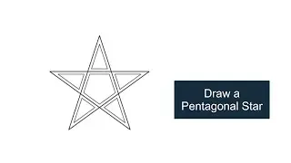 Draw a Pentagonal Star