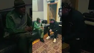 Mr Lil One X Delfonics X Fingazz working in the studio in Los Angeles