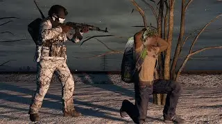 Зачем он спрыгнул  в низ ?! DayZ