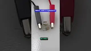 Mind-Boggling Overload of 5 Resistors at the same time #explosion #electronics #engineering