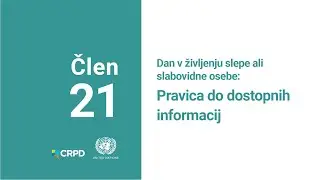 Dan v življenju slepe ali slabovidne osebe: Pravica do dostopnosti informacij