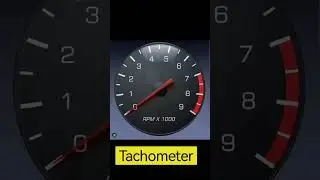 Perbedaan Speedometer, Tachometer dan Odometer #shorts