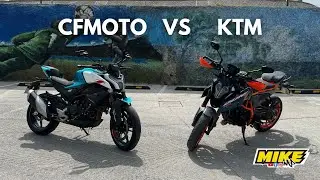 CF MOTO 450NK vs KTM DUKE 390NG | POTENCIA Y CALIDAD | Mike MP