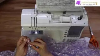 How to Sew the fabric to the Crochet Blouse or Bodice