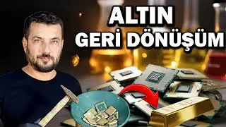 Bilgisayar İşlemcilerinden Altın Çıkarma Yöntemi.