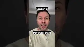 Actors: beware glare! A clever hack is to pop the lenses out of an old pair. #auditions #acting