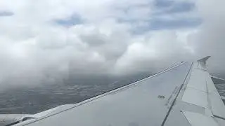 Flying into the clouds