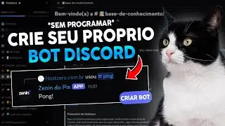 Como fazer um BOT DE DISCORD sem PROGRAMAR (COMO CRIAR UM BOT DE DISCORD DE GRAÇA)