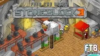 FTB Stoneblock 3 - EP8 - Elusive Chickens - Minecraft Bedrock Marketplace Mod pack