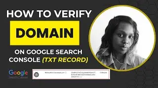 How to verify Domain on Google Search Console with TXT Record (less than 2 mins)