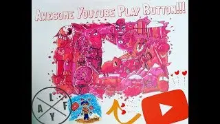 Awesome YouTube Play Button!!! |Time Lapse Copic marker Illustration