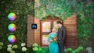 Color Full Asian Pre Wedding Photo Retouching in Photoshop CC 2021