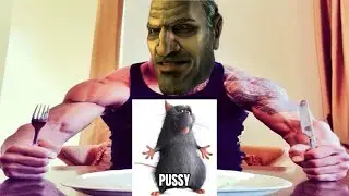 Larry is forced to eat another rat