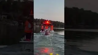 Boat broke down. Thanks #tbart for the tow! #towboats #lake #bad #911