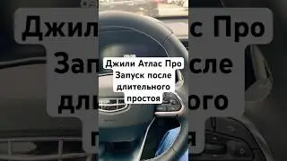 Джили Атлас Про запуск после долгой стоянки #shrots #geely #geelyatlas
