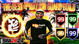 *NEW* BEST ALL AROUND META GUARD BUILD IN NBA 2K24 + BEST BADGES! BEST ALL AROUND ISO BUILD NBA2K24😱