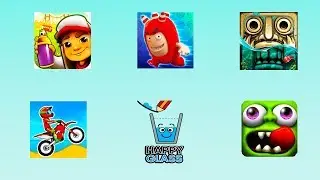 Oddbods Turbo Run, Moto X3M, Happy Glass, Subway Surfers, Zombie Tsunami | Droidspot