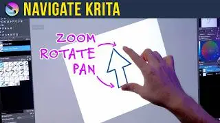 Krita Tutorial for Beginners - Navigation (Lesson 2) 🎨