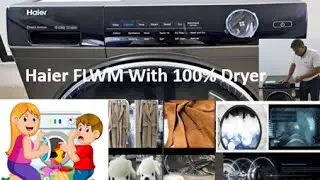 Haier Washing Machine With Dryer Demo Features