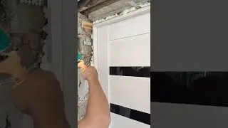 Есік қою тіркел/пена жағу