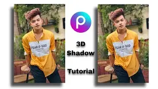 Picsart photo editing || 3D shadow photo editing picsart__ picsart photo edit