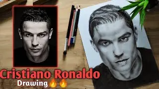 Drawing  Ronaldo || Realistic Drawing ||How to Draw Cristiano Ronaldo