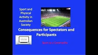 HSC PDHPE - Sport & Physical Act. in Aust. Society - Consequences for spectators and participants