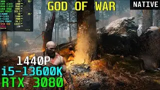 God of War [Native] RTX 3080 & 13600K 5.1GHz - Custom 1440P