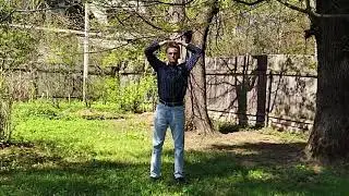 Спонтанный цигун в саду