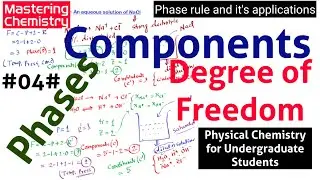#Phase rule and it's applications#04#