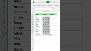 Prozente in Excel mit einer Funktion berechnen #excel #office365