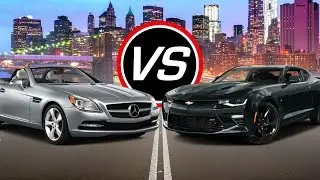 2016 Mercedes-Benz SLK350 vs Chevy Camaro SS - Spec Comparison!