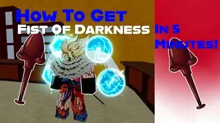 How To Get Fist Of Darkness In 5 Minutes! (not actually 5 minutes) | Blox Fruits