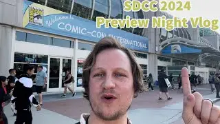 San Diego Comic-Con Preview Night Vlog - Lining Up For Hall H & Out First Time On The Show Floor