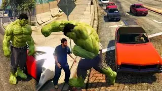 Crazy Hulk Car Driving Moment | Hannu Games